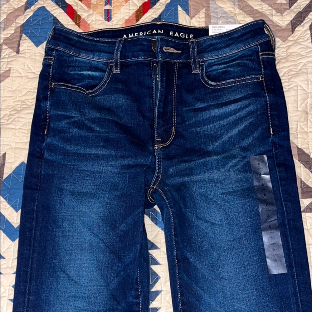 American Eagle Hi-rise Jeggings NWT Size 6 Long